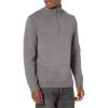 imageVince Mens Relaxed Qtr ZipMed H Grey