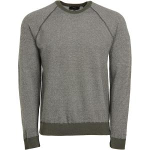 imageVince Mens Birdseye Raglan Long Sleeve CrewFrogPearl