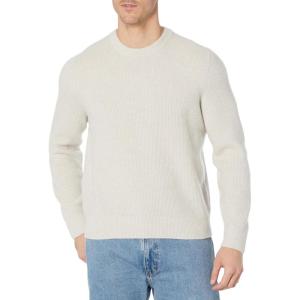 imageVince Mens Boiled Cashmere Thermal CrewH White Combo