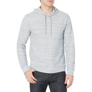 imageVince Mens H Thermal Pull Over HoodieHeather Huntington BeachHeather Grey