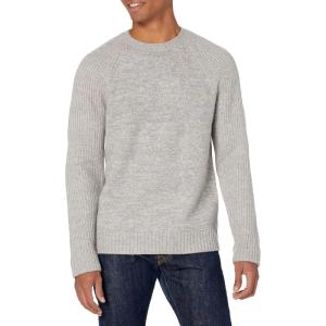 imageVince Mens Marled Rib Long Sleeve RaglanHeather GreyHeather Runyon