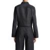 imageVince Womens Cropped Slim Shirt JacketDeep Indigo