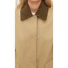 imageVince Womens Suede Collar Utility Snap Front JacketBeachwood