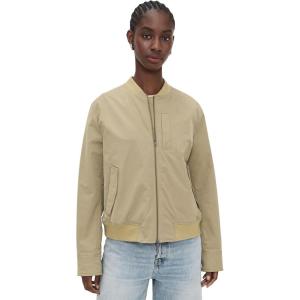 imageVince Womens Relaxed Tech Bomber JacketFawn