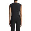 imageVince Womens Sleeveless Draped Cowl Neck TopBlack