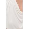 imageVince Womens Sleeveless Draped Cowl Neck TopGesso