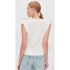 imageVince Womens Sleeveless Draped Cowl Neck TopGesso