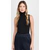 imageVince Womens Sleeveless TurtleneckBlack