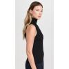 imageVince Womens Sleeveless TurtleneckBlack