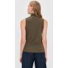 imageVince Womens Sleeveless TurtleneckH Cypress