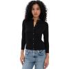 imageVince Womens Metal Button CardiganBlack