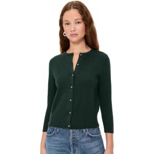 imageVince Womens Metal Button CardiganForest