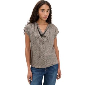 imageVince Womens Pressed Plaid BlouseMulti Plaid