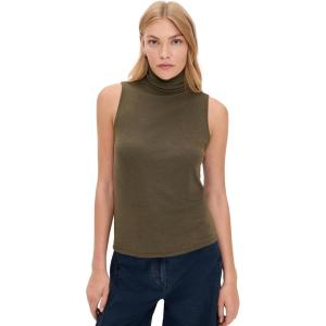 imageVince Womens Sleeveless TurtleneckH Cypress