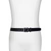 imageVince Mens 1 Inch Spazzolato BeltBlack