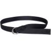 imageVince Womens 1 Inch D Ring Webbing BeltBlack