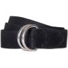 imageVince Womens 1 Inch D Ring Webbing BeltBlack