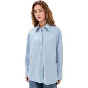 imageVince Womens Oversized ShirtAmalfi