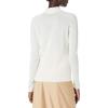 imageVince Womens Boiled Funnel Neck PulloverOffwhite