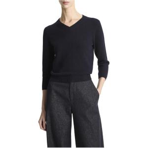 imageVince Womens 34 SLV VNeck SweaterCoastal