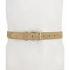 imageVince Mens 1 Inch Stitched Fe Suede BeltNew Camel