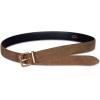 imageVince Womens 1 Inch Suede Fe Belt with Metal Loop Casual Fashion Accessory for Everyday WearElmwood