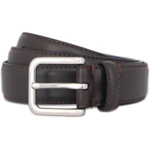 imageVince Mens 1 Inch Stitched Fe Belt Casual ampamp Stylish Fashion AccessoryCacao Brown