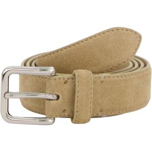 imageVince Mens 1 Inch Stitched Fe Suede BeltNew Camel