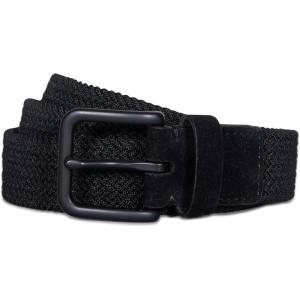 imageVince Mens 125 Inch Stretch Woven BeltBlack