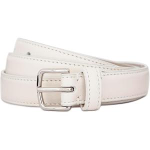 imageVince Womens 5 Inch Stitched Fe BeltMilk