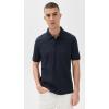 imageVince Mens Varigated Texture Short Sleeve PoloCoastal