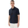 imageVince Mens Varigated Texture Short Sleeve PoloCoastal