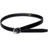imageVince Womens 1 Inch FE SPAZZOLATO BELTBlackPalladium