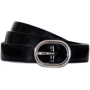 imageVince Womens 1 Inch FE SPAZZOLATO BELTBlackPalladium