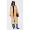 imageVince Womens Single Breasted Classic CoatCamel