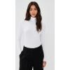 imageVince Womens Essential TurtleneckOffwhite