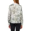 imageVince Womens Grape Vine Placed Smocked LS BlouseCream Fresco