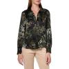 imageVince Womens Grape Vine Placed Smocked LS BlouseBlack Sky