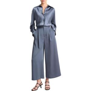 imageVince Womens Bias LS BlouseIris Water