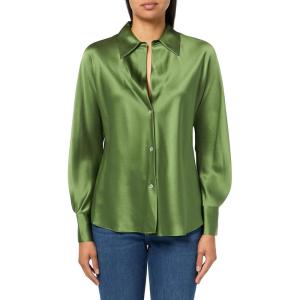 imageVince Womens Bias LS BlouseSycamore