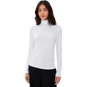 imageVince Womens Essential TurtleneckOffwhite