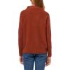 imageVince Womens Boiled Funnel Neck PulloverTuscan Red