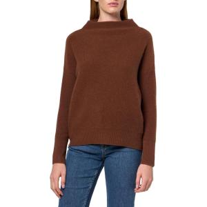 imageVince Womens Boiled Funnel Neck PulloverCacao