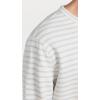 imageVince Mens Brenton Stripe LS CrewCreamOxford Blue
