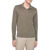 imageVince mens Linen LS Johnny CollarLinen LS Johnny CollarSycamore