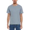 imageVince Mens Garment Dye Short Sleeve CrewWashed Blue Spruce