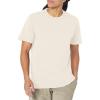 imageVince Mens Garment Dye Short Sleeve CrewWashed Deco Cream