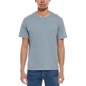 imageVince Mens Garment Dye Short Sleeve CrewWashed Blue Spruce