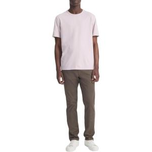 imageVince Mens Garment Dye Short Sleeve CrewWashed Ink Rose