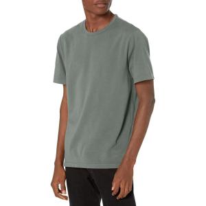 imageVince Mens Garment Dye Short Sleeve CrewWashed Jensen Sage